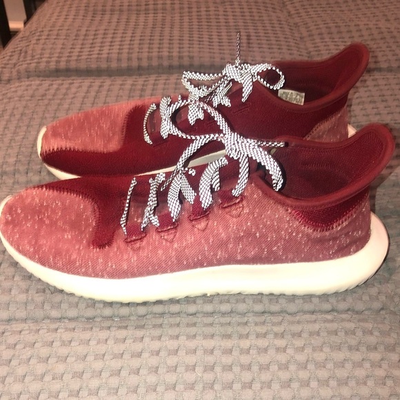 Adidas Men’s Tubular Shadow Collegiate Burgundy 9.5 main image 5